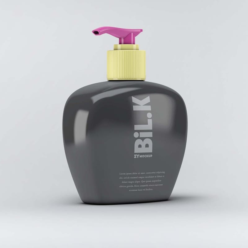 Pump Bottles Mockup PSD