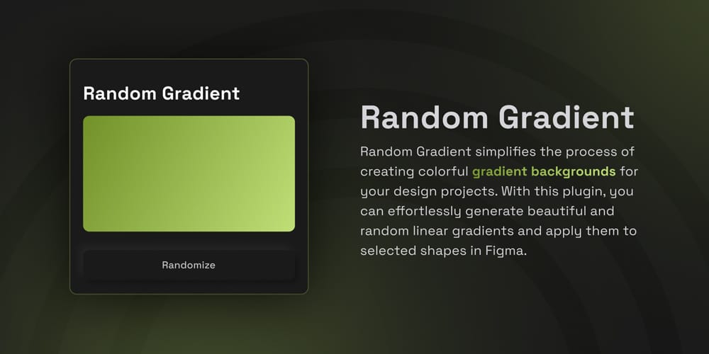 Random Gradients