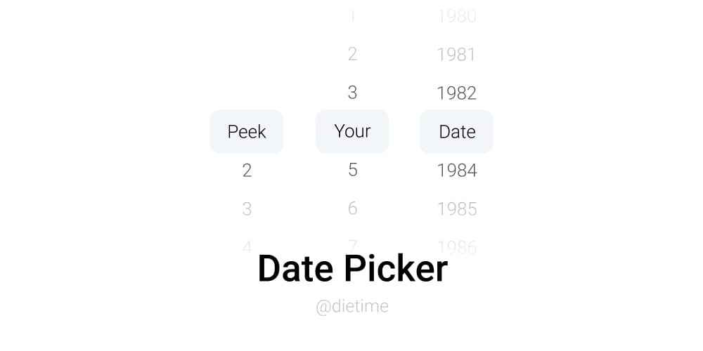 React Native Date Picker