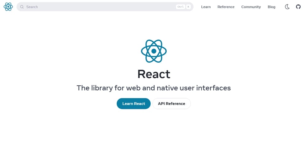 React