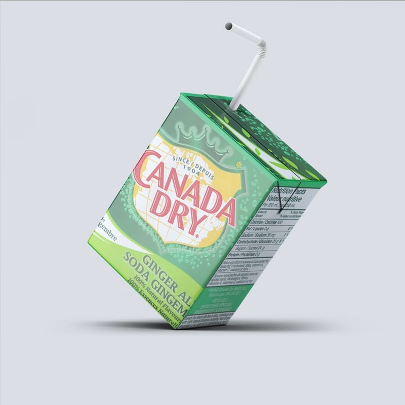 Real Juice Packaging Mockup PSD