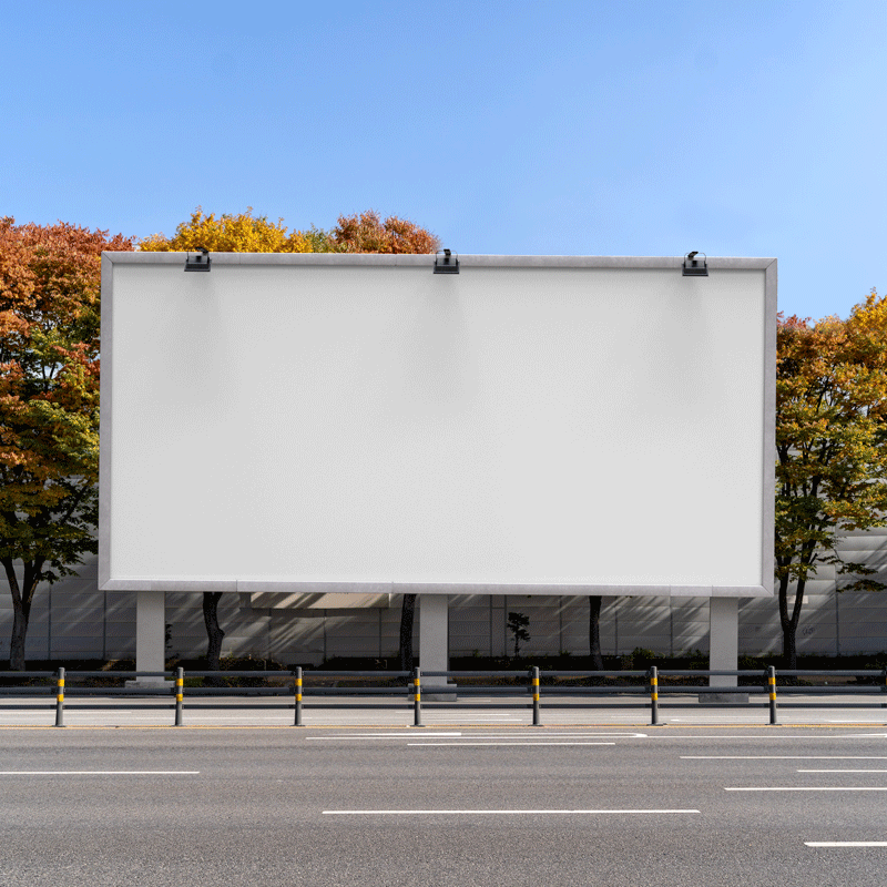 Roadside Billboard Mockup PSD