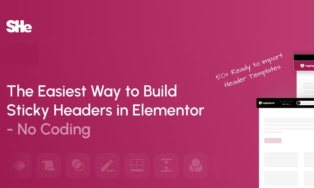 Sticky Header Effects for Elementor