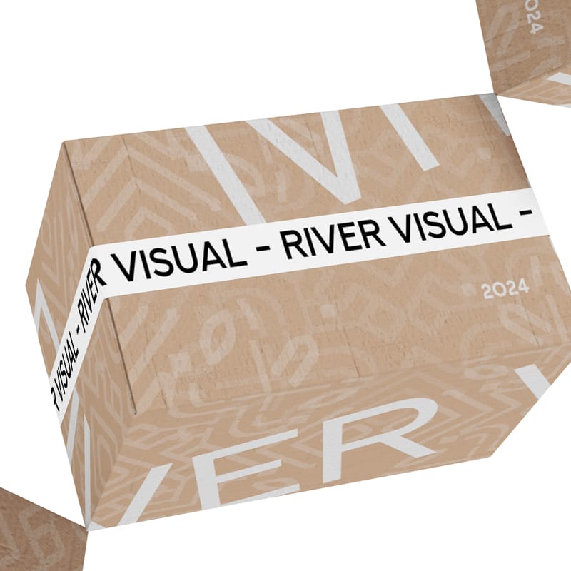 Storage Boxes Mockup PSD