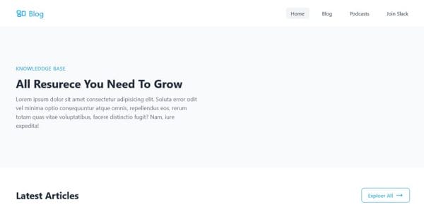 Stunning Tailwind Blog Templates For Free: Elevate Your Website Design