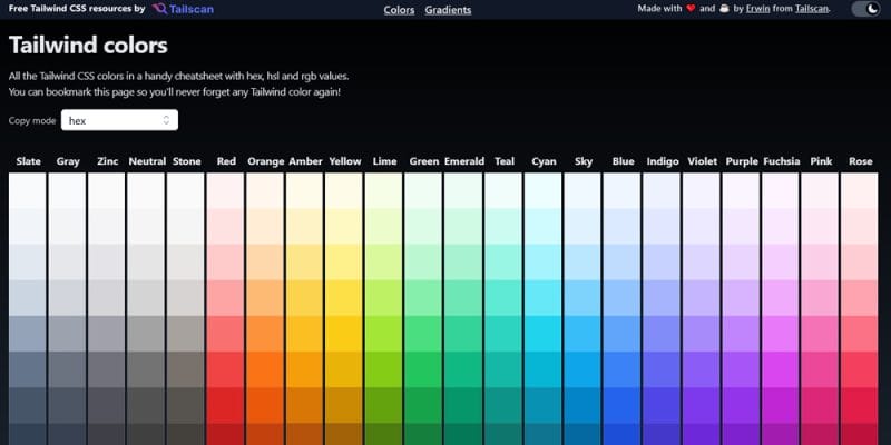 Effortless Design Choices: Exploring Tailwind Color Generators