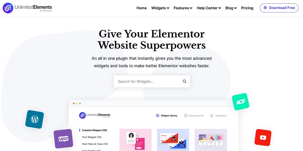 Unlimited Elements For Elementor