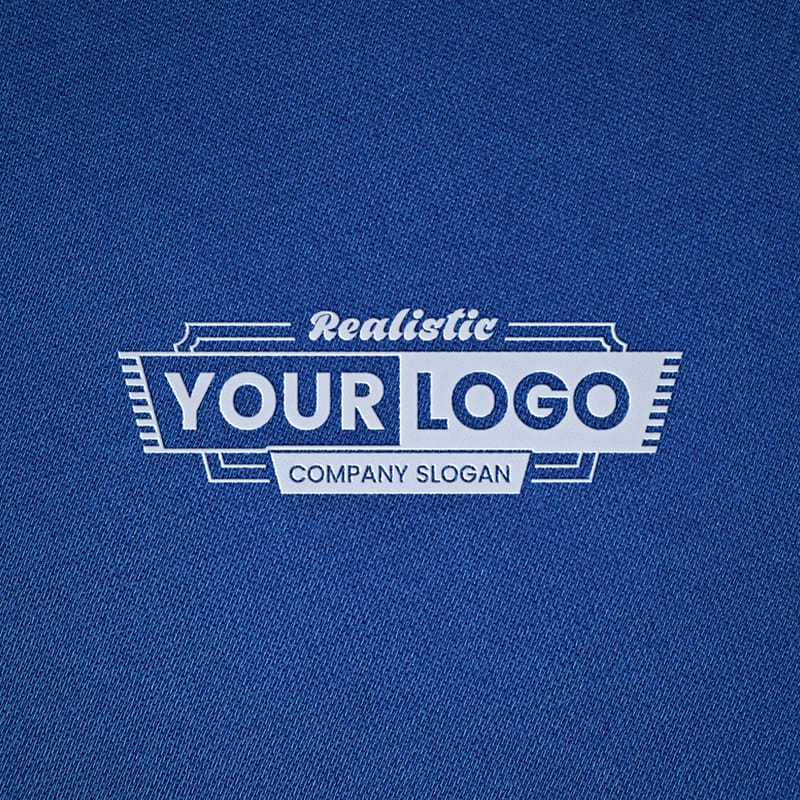 White Logo Mockup PSD