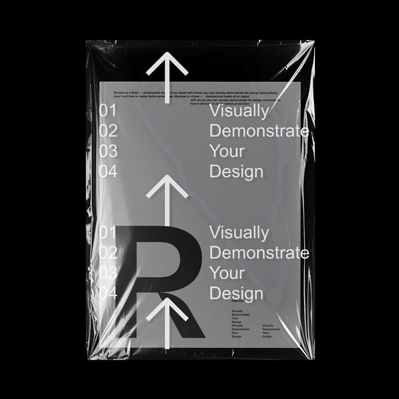 Wrapped Hardcover Book Mockup PSD