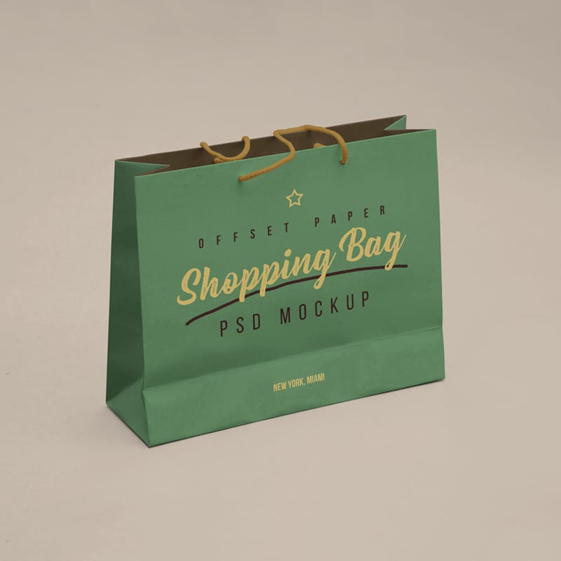 Brand Shopping Bag Mockup PSD