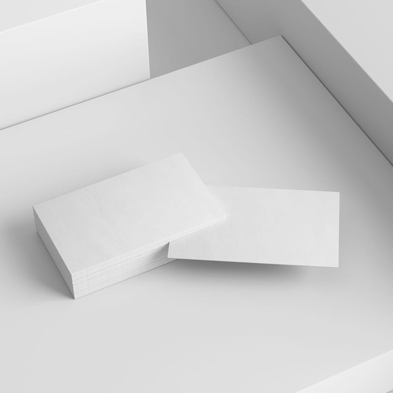 Free Business Card Stack Mockup PSD