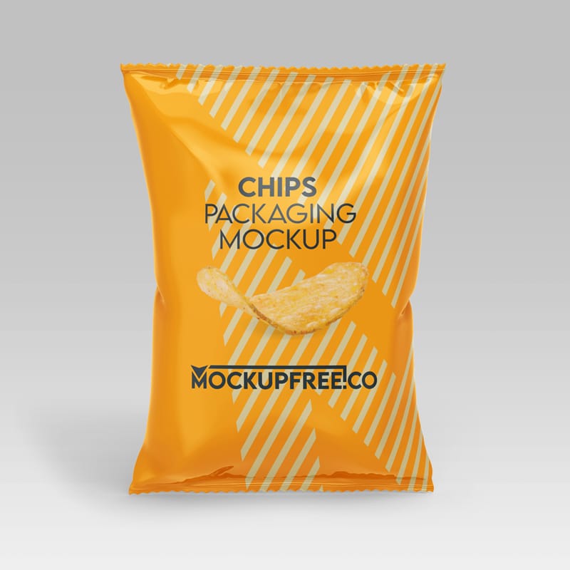 Chips Packaging Mockup PSD