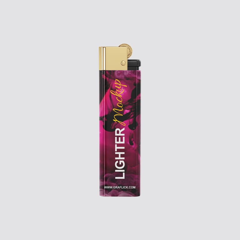 Cigarette Lighter Mockup PSD
