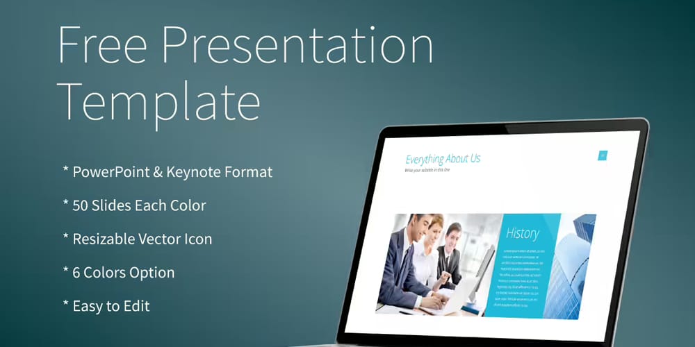 Clean Style Presentation Template for Powerpoint