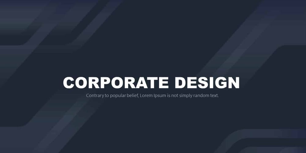 Corporate PowerPoint Template Design