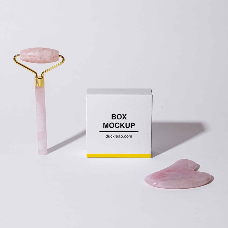 Cosmetic Box Mockup PSD