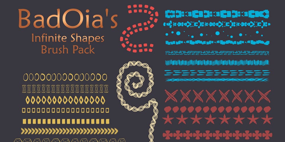 Endless Shapes Vector Brush Pack