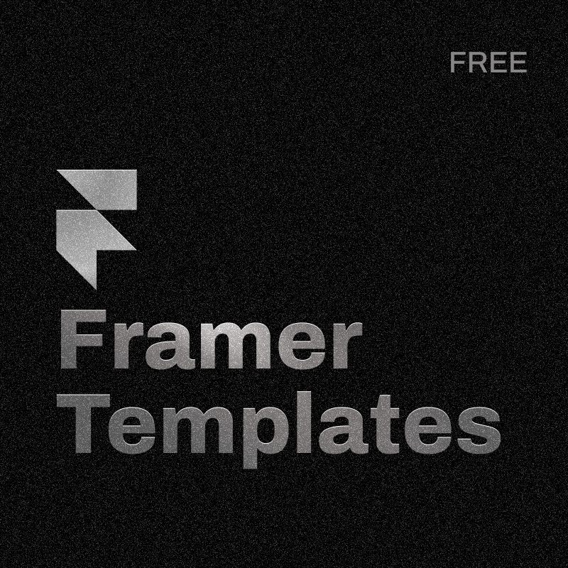 Framer Free Templates