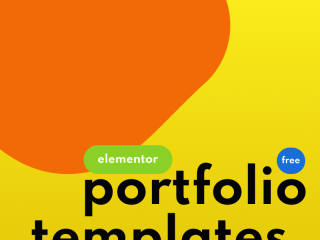 Free Elementor Portfolio Templates