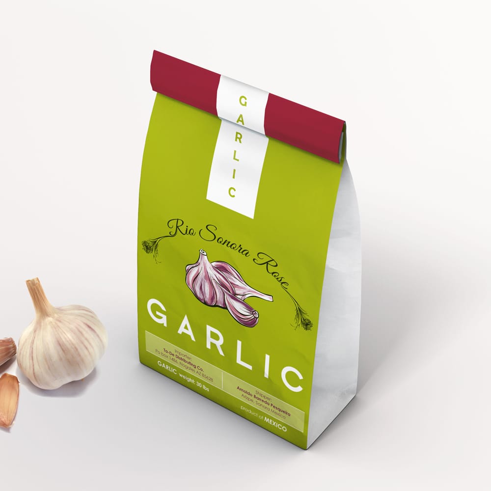 Free Garlic Paste Pouch Mockup PSD