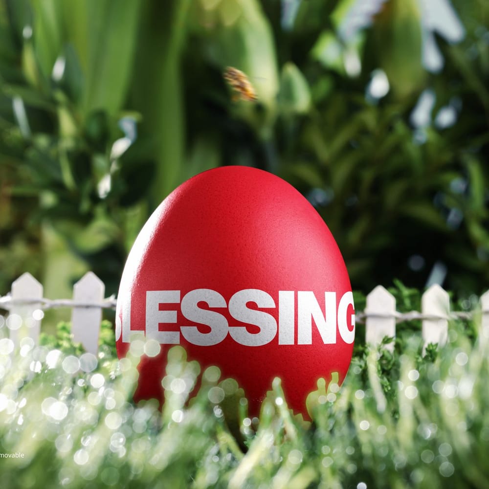 Free Happy Easter Mockup PSD