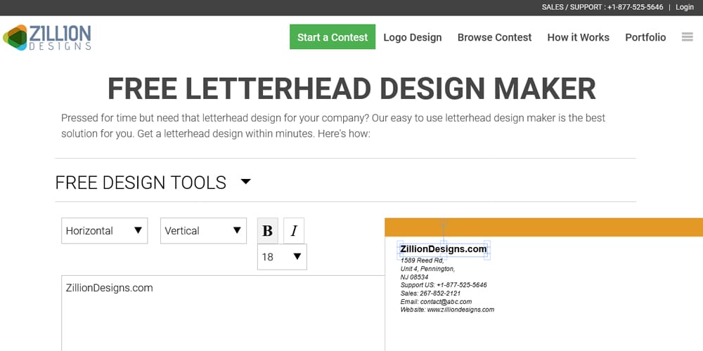 Free Letterhead Design Maker