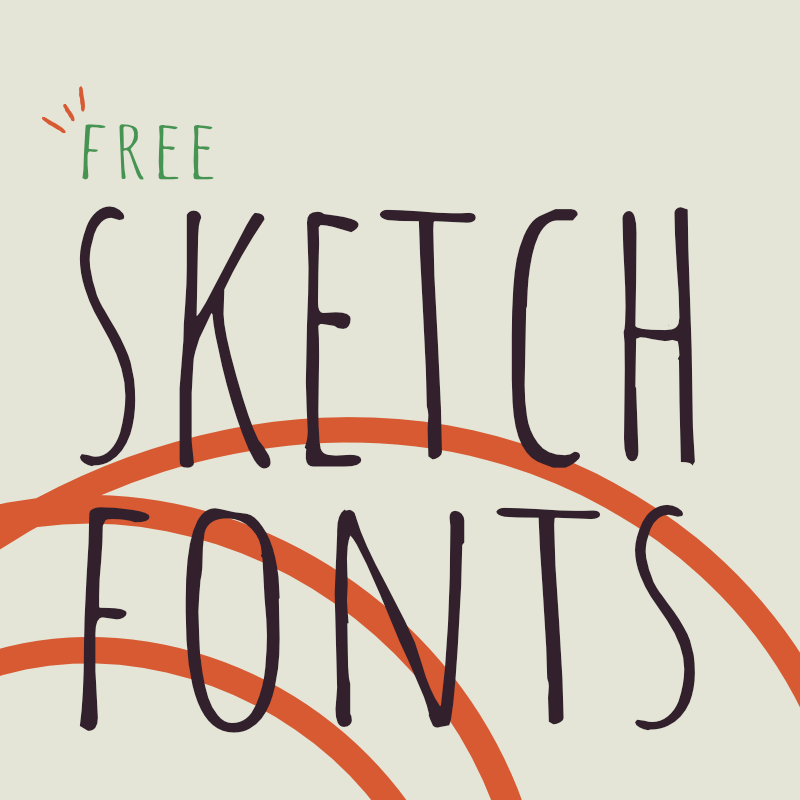 Free-Sketch-Fonts