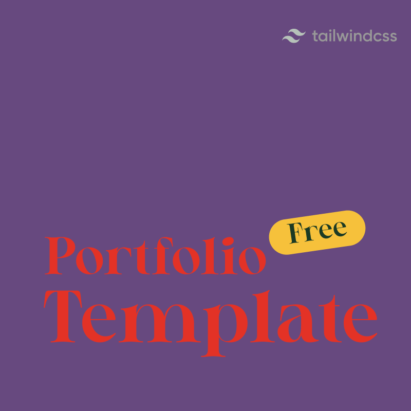 Free Tailwind Portfolio Templates