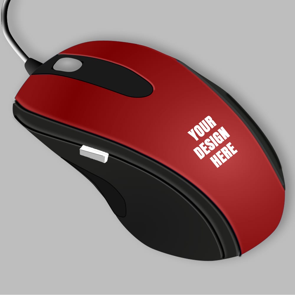 Free Wire Mouse Mockup PSD