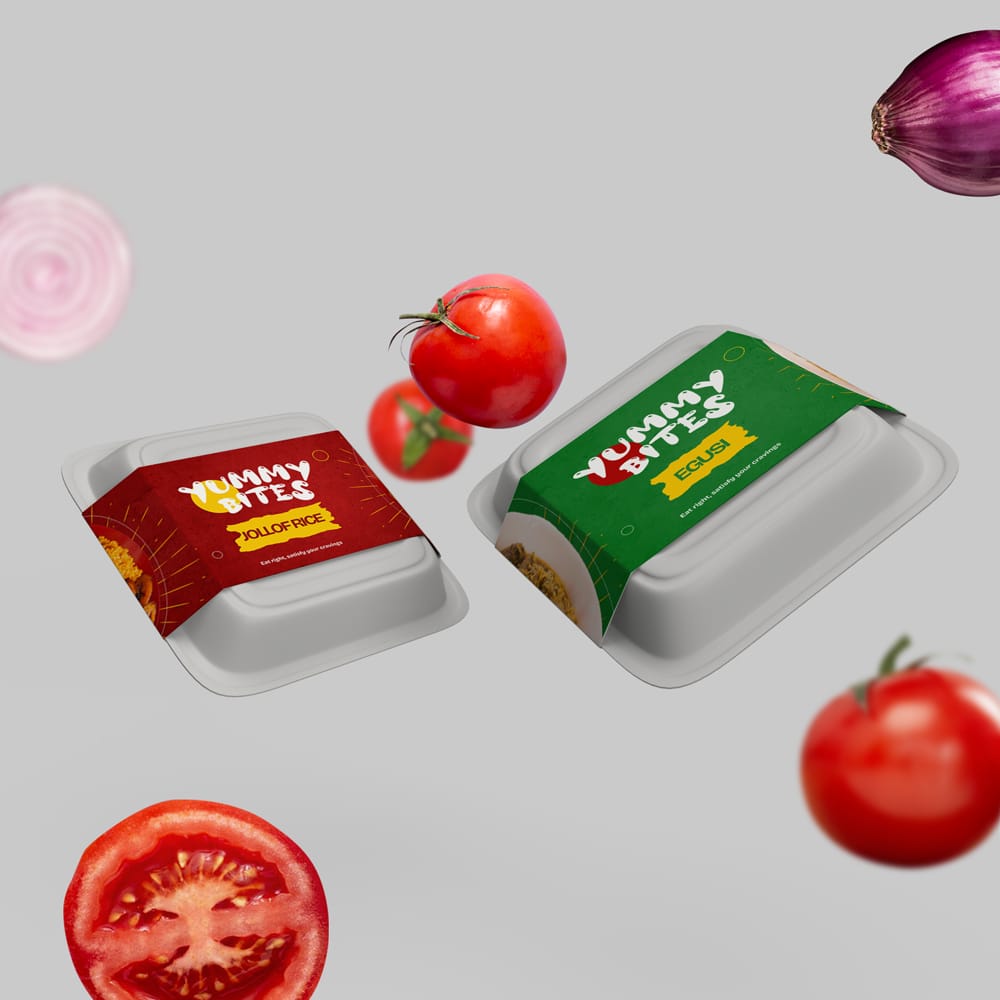 Free Yummy Bites Mockup PSD