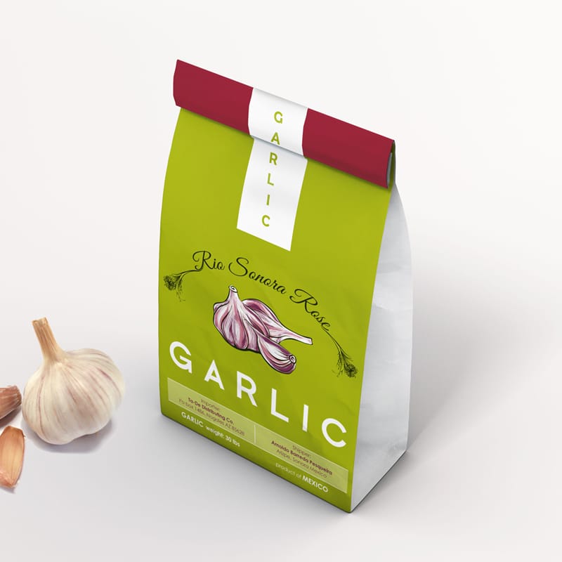 Garlic Paste Pouch Mockup PSD