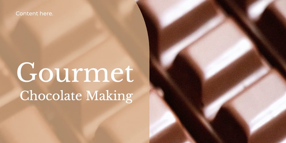 Gourmet Chocolate Making PowerPoint Template