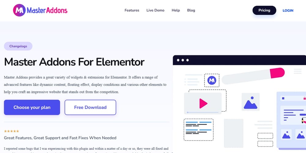 Master Addons For Elementor