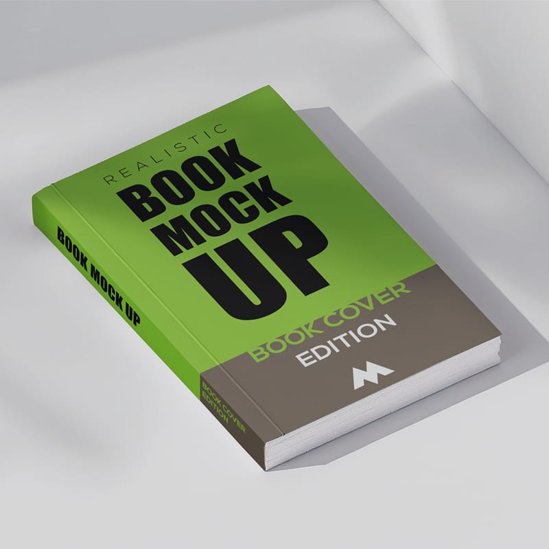 Minimal Book Cover Mockup PSD