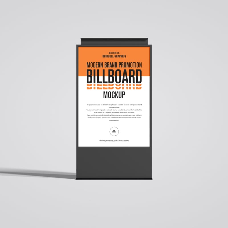 Modern Brand Promotion Billboard Mockup PSD