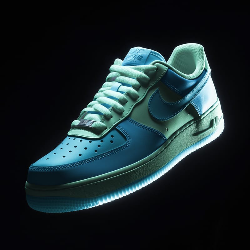 Nike Air Force 1 Sneaker Mockup PSD