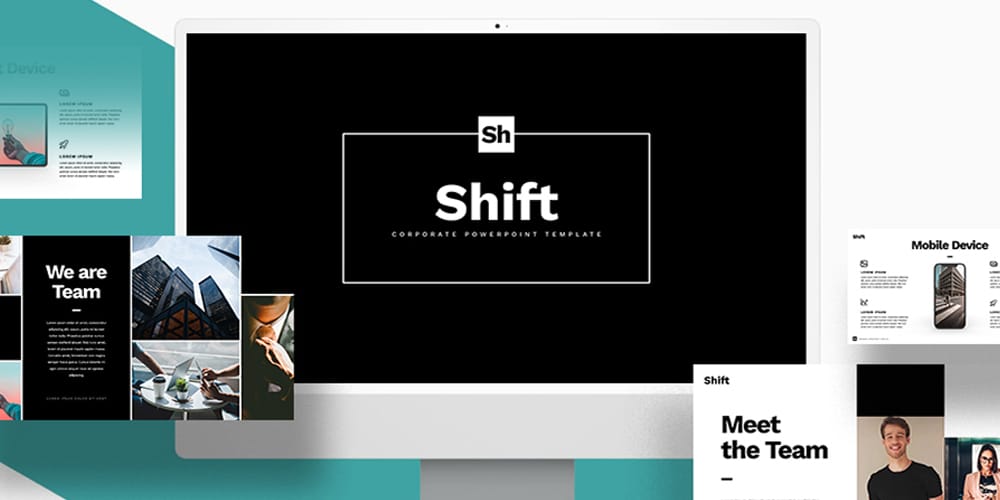 Shift Corporate Powerpoint Template