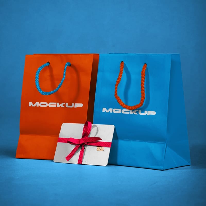 Shopping Bag Mockup Template PSD
