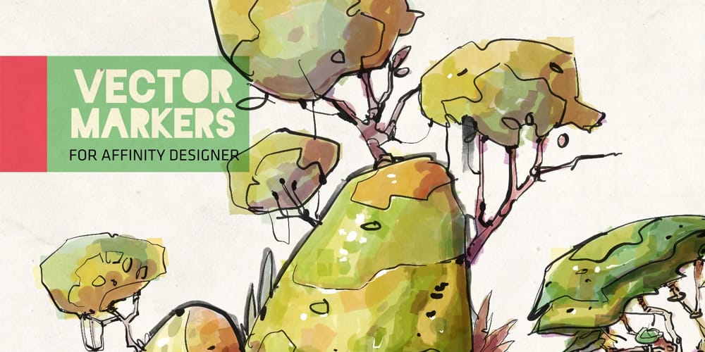 Vector Marker Brushes for Affinity DesignerVector Marker Brushes for Affinity Designer