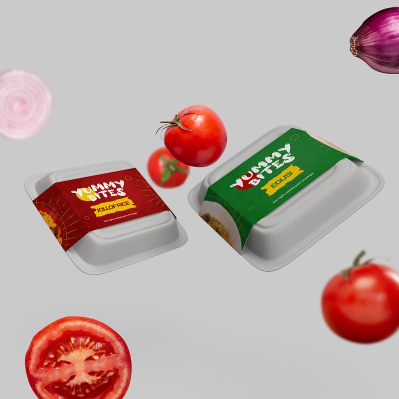Yummy Bites Mockup PSD