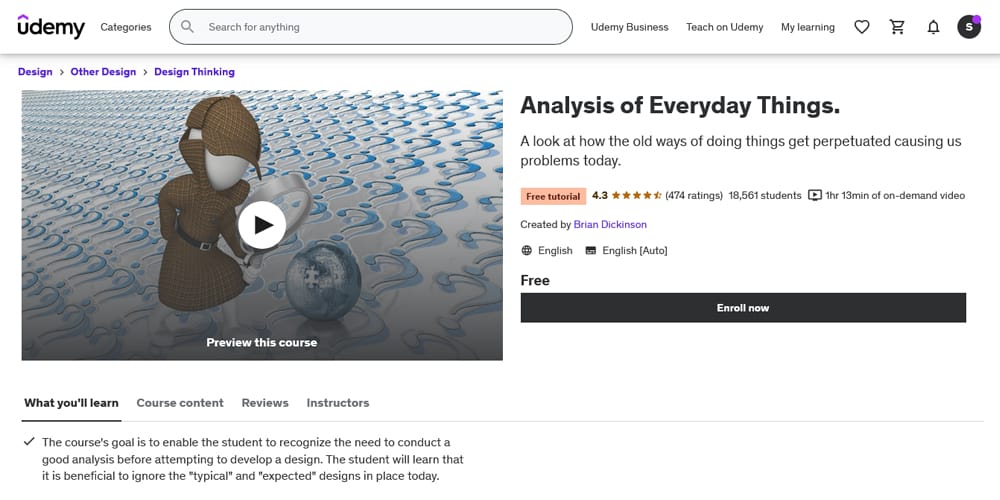 Analysis of Everyday Things