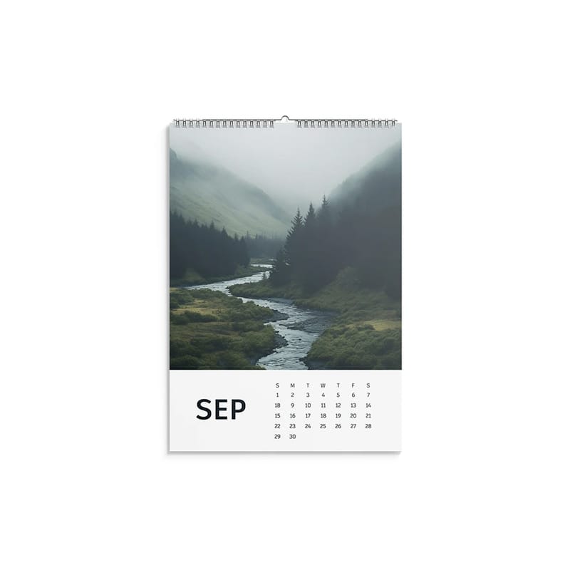 Calendar Mockup Design PSD