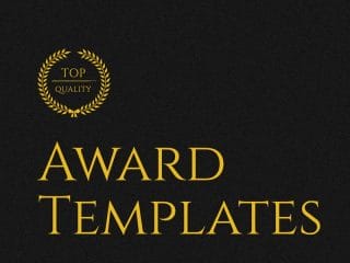 Canva Award Templates