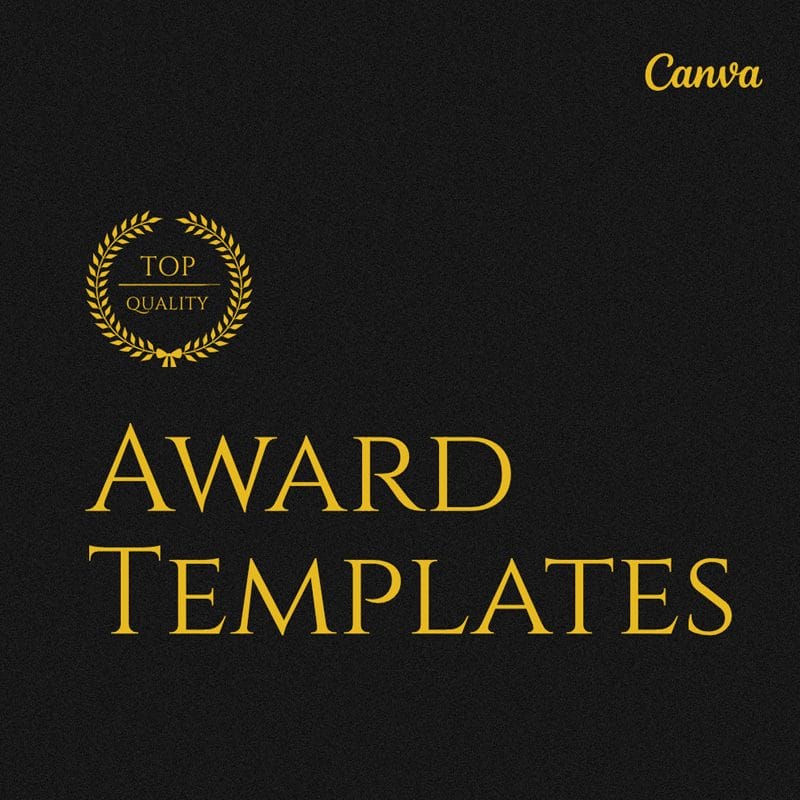 Canva Award Templates