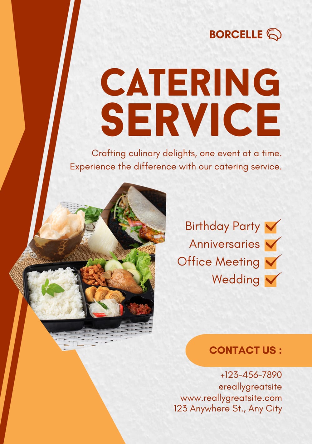 Catering Service Flyer Template