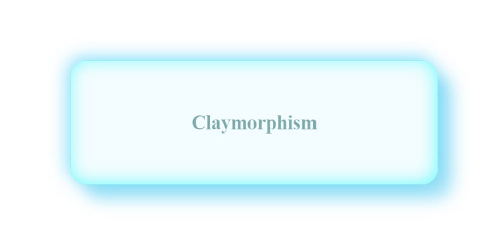 Claymorphism Design