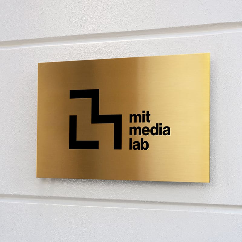 Company Door Sign Mockup PSD