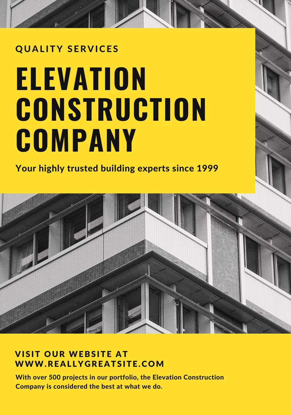 Construction Flyer Template