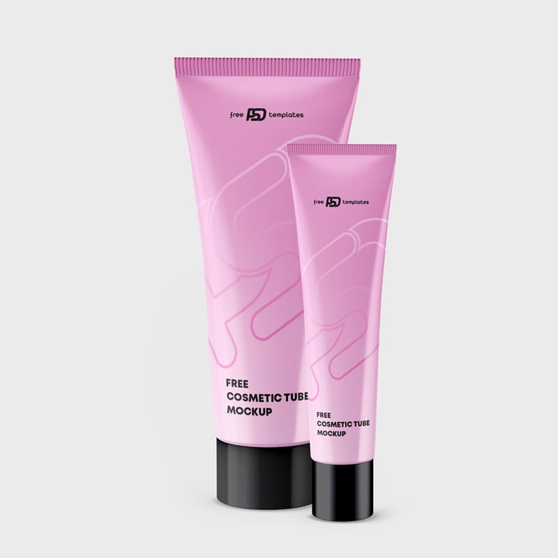 Cosmetic Tube Mockup Set PSD