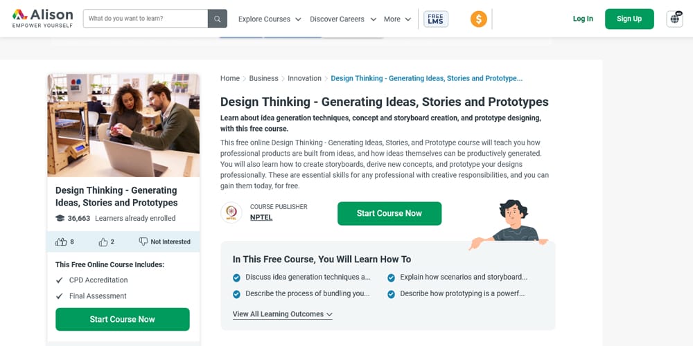 Design Thinking Online Course